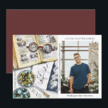 Graduation Class of 2022 Environmental Science<br><div class="desc">Graduation Class of 2022 Medical Environmental Science Forestry Agriculture Grad Photo Announcement features a watercolor illustration of a biologist workplace which includes glasses, books, laboratory petri dishes, microbes, pipette, viruses and more. The text "Grad", your qualification, name, year of qualification and location of study. Personalize by editing the text in...</div>