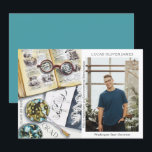 Graduation Class of 2022 Environmental Science<br><div class="desc">Graduation Class of 2022 Medical Environmental Science Forestry Agriculture Grad Photo Announcement features a watercolor illustration of a biologist workplace which includes glasses, books, laboratory petri dishes, microbes, pipette, viruses and more. The text "Grad", your qualification, name, year of qualification and location of study. Personalize by editing the text in...</div>