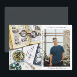 Graduation Class of 2022 Environmental Science<br><div class="desc">Graduation Class of 2022 Medical Environmental Science Forestry Agriculture Grad Photo Announcement features a watercolor illustration of a biologist workplace which includes glasses, books, laboratory petri dishes, microbes, pipette, viruses and more. The text "Grad", your qualification, name, year of qualification and location of study. Personalize by editing the text in...</div>