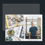 Graduation Class of 2022 Environmental Science<br><div class="desc">Graduation Class of 2022 Medical Environmental Science Forestry Agriculture Grad Photo Announcement features a watercolor illustration of a biologist workplace which includes glasses, books, laboratory petri dishes, microbes, pipette, viruses and more. The text "Grad", your qualification, name, year of qualification and location of study. Personalize by editing the text in...</div>