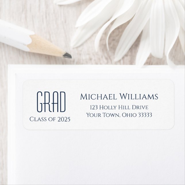 Graduation Class of 2024 Minimalist Return Address (Insitu)