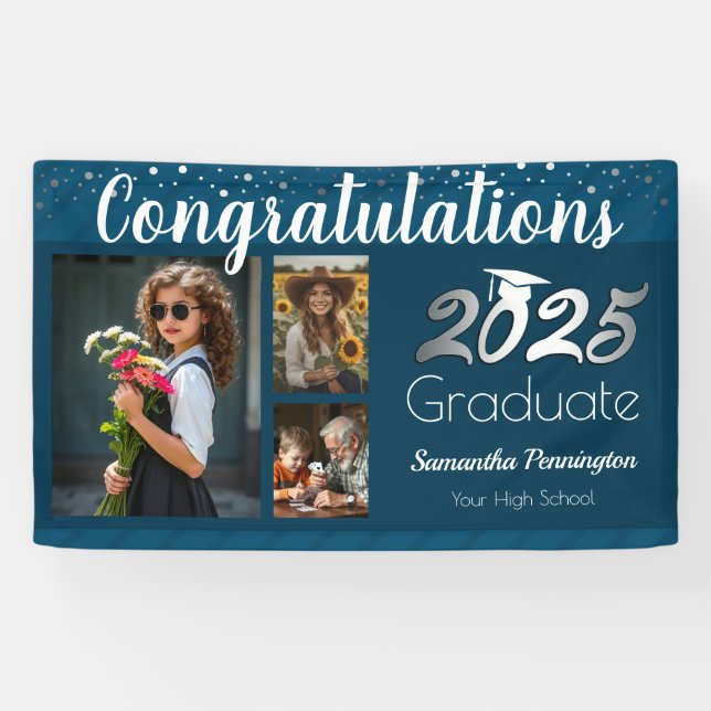 Graduation Class of 2024 Photo Collage Banner (Horizontal)