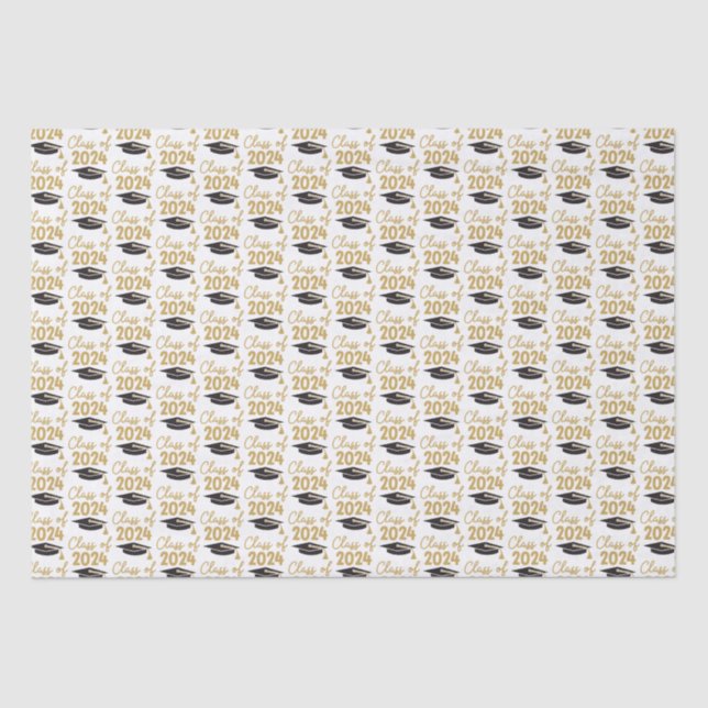 Graduation Class of 2024 Tissue Paper (Front)