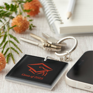 Graduation Class of 2025 BLKBRD Customize Year Keychain