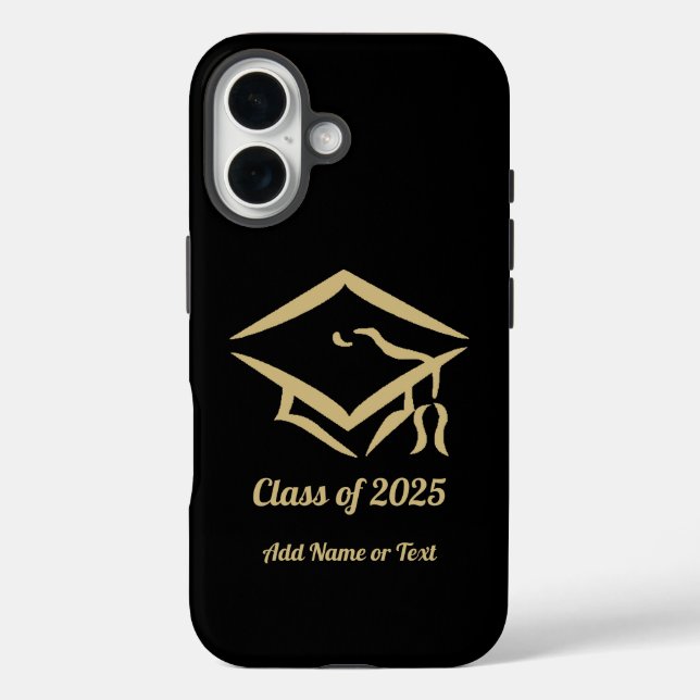 Graduation Class of 2025 BLKVMG Custom Year Name Case-Mate iPhone Case (Back)