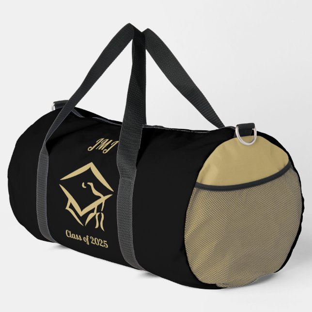 Graduation Class of 2025 BLKVMG Custom Year Name Duffle Bag (Right Corner)