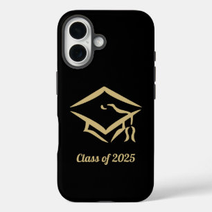Graduation Class of 2025 BLKVMG Customize Year iPhone 16 Case