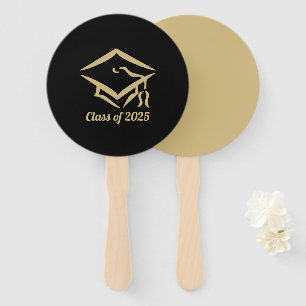 Graduation Class of 2025 BLKVMG Customize Year Hand Fan