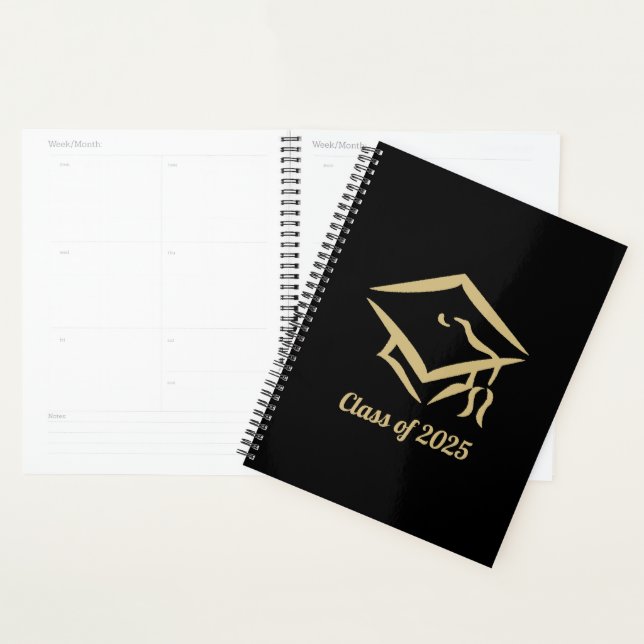 Graduation Class of 2025 BLKVMG Customize Year Planner (Display)