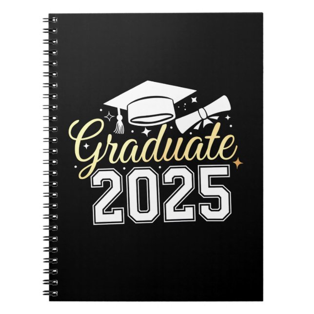 Graduation Class Of 2025 Graduate Notebook (Front)