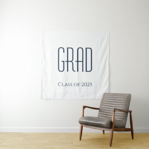 Graduation Class of 2025 Minimalist Tapestry