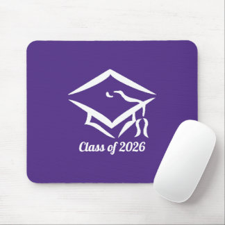 Graduation Class of 2025 PURWHT Customize Year Mouse Pad