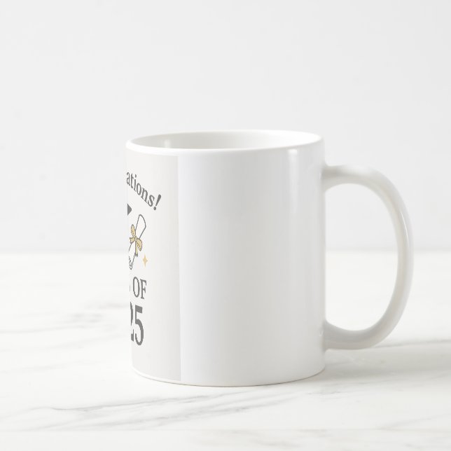  Graduation Class of 2025 – School Graduat Coffee Mug (Right)
