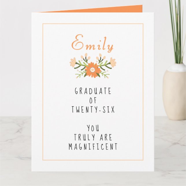 Graduation Class of 2026 Card (Front)