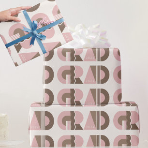 Graduation class of 2026 gift wrapping paper