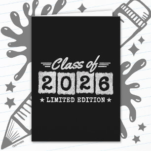 Graduation Class of 2026 Graduate Senior 2026 Card
