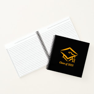 Graduation Class of 20?? BLKGLD Customize Year Notebook