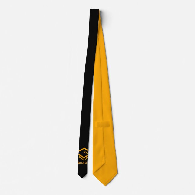 Graduation Class of 20?? BLKGLD Customize Year Tie (Back)