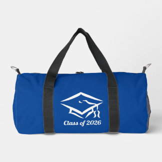 Graduation Class of 20?? BLUWHT Customize Year Duffle Bag