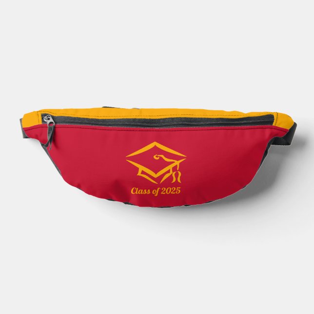 Graduation Class of 20?? REDGLD Customize Year Fanny Pack (Lay Down)