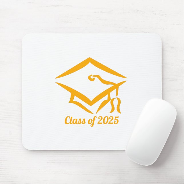 Graduation Class of 20?? WHTGLD Customize Year Mouse Pad (With Mouse)