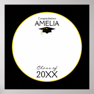 Graduation Class Of 20XX Custom Autograph Poster