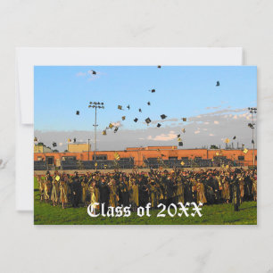 Graduation Class of 20XX on Field Invitation