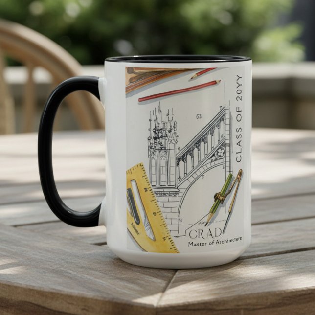 Graduation Class of Architecture Engineer Photo Mug (Creator Uploaded)