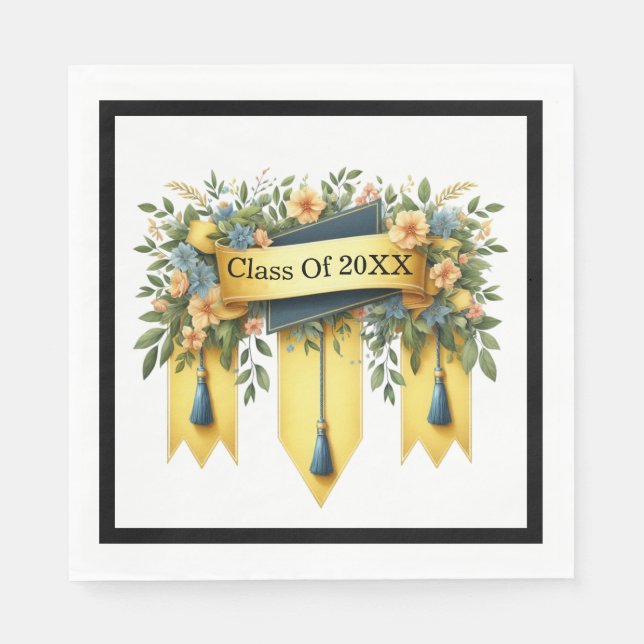 Graduation Class Of Customized Napkin (Front)