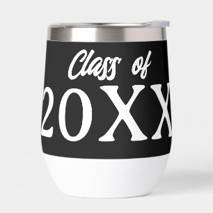 Graduation Class of Personalized Black and White