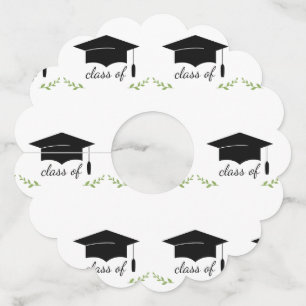 Graduation Class Of Wine Glass Tag