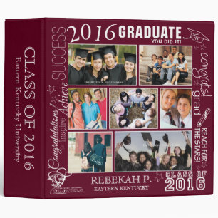 Graduation Collage 2016 - Customizable -Scrapbook Binder