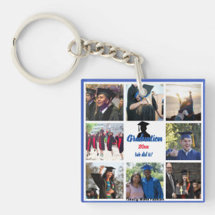 Graduation Collage Personalized Acrylic Keychain