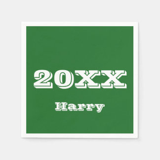 Graduation Commencement Personalized Napkins