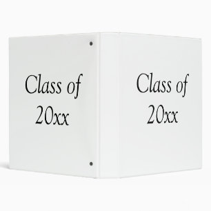 Graduation congrats class of 20xx add name text binder