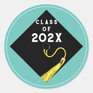 Graduation Congrats Classic Round Sticker