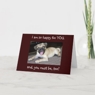 GRADUATION-CONGRATS HAPPY FOR YOU! CARD