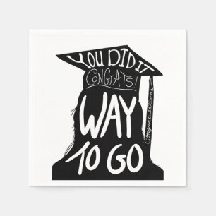Graduation Congrats Napkin