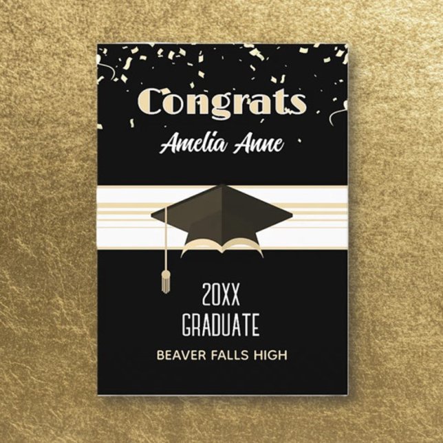 Graduation Congrats! Personalized Card (Creator Uploaded)