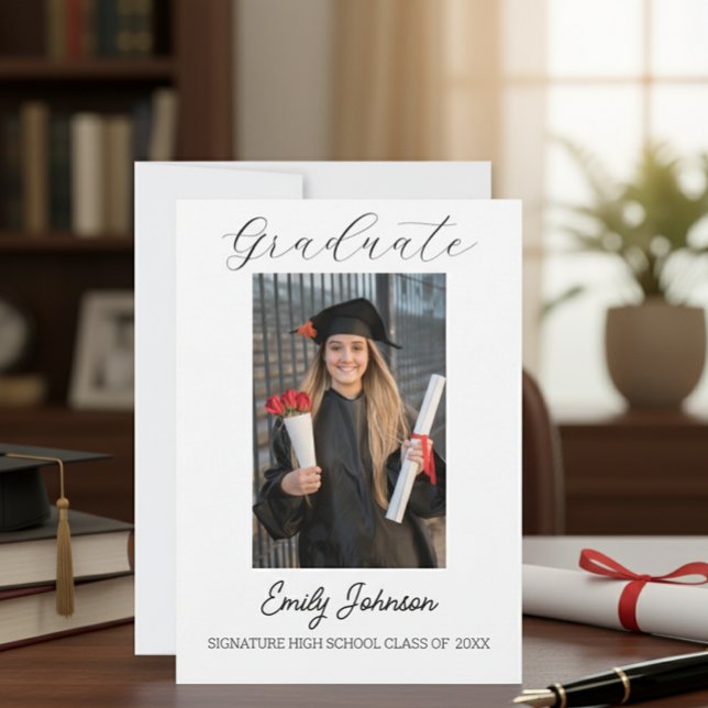 Graduation Congratulations Card - custom Photo (Creator Uploaded)