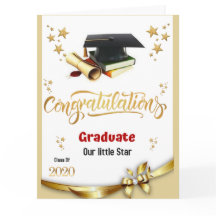 Graduation Congratulations Folded Card