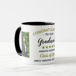 Graduation Congratulations Graduate Custom 2 Photo Mug
