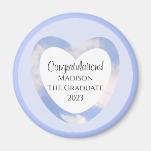 Graduation Congratulations Light Blue Sky Magnet