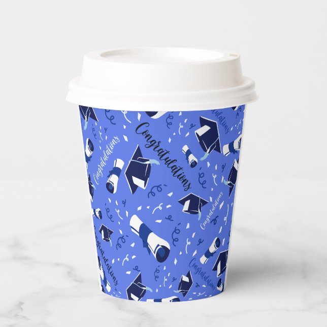 Graduation Congratulations Paper Cups (Front)