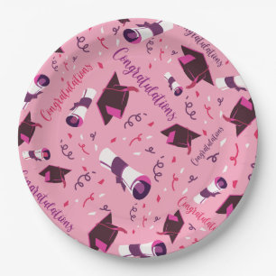 Graduation Congratulations Paper Plate