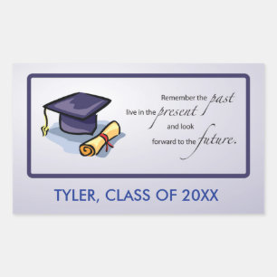 Graduation Congratulations Remember the Past Sticker