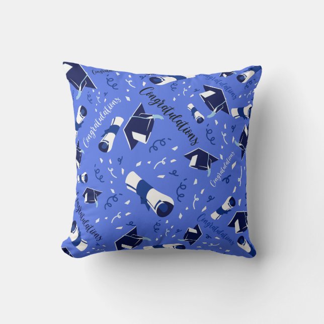 Graduation Congratulations  Throw Pillow (Front)