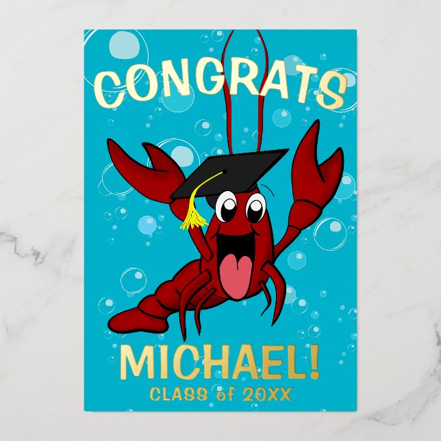 Graduation Crawfish Boil Lobster Seafood Party (Front)