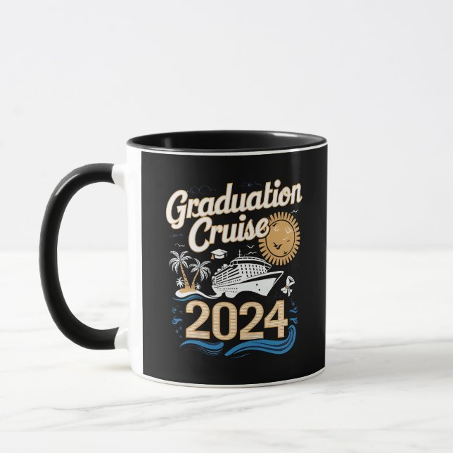 Graduation Cruise 2024 Ocean Adventure Mug (Left)