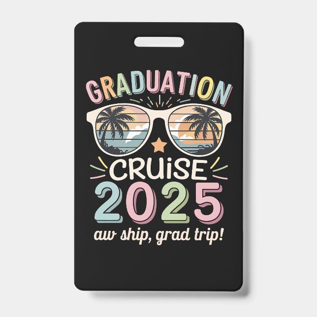 Graduation Cruise 2025 Graduate Cruising Squad Badge (Front)